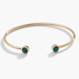 Alex And Ani Emerald Flex Cuff